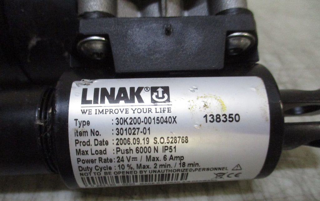 LINAK ACTUATOR 30K200-0015040X 301027