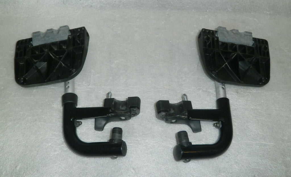 SET OF 2 WHEELCHAIR FOOT REST FRAMES DIMENSION AS PHOTO