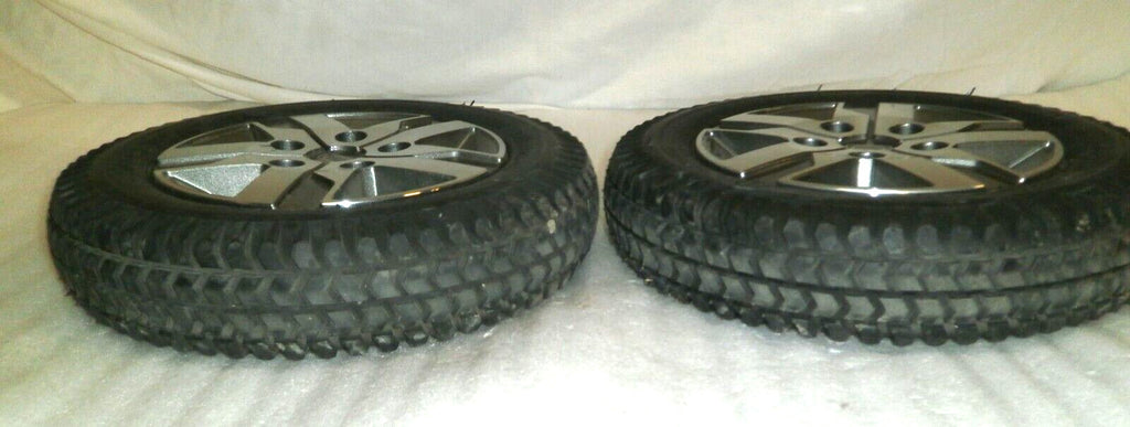 SET OF 2 POWER QUANTUM EDGE 2.0 WHEELCHAIR PRIMO POWERTRAX 3.00-8 VERY GOOD