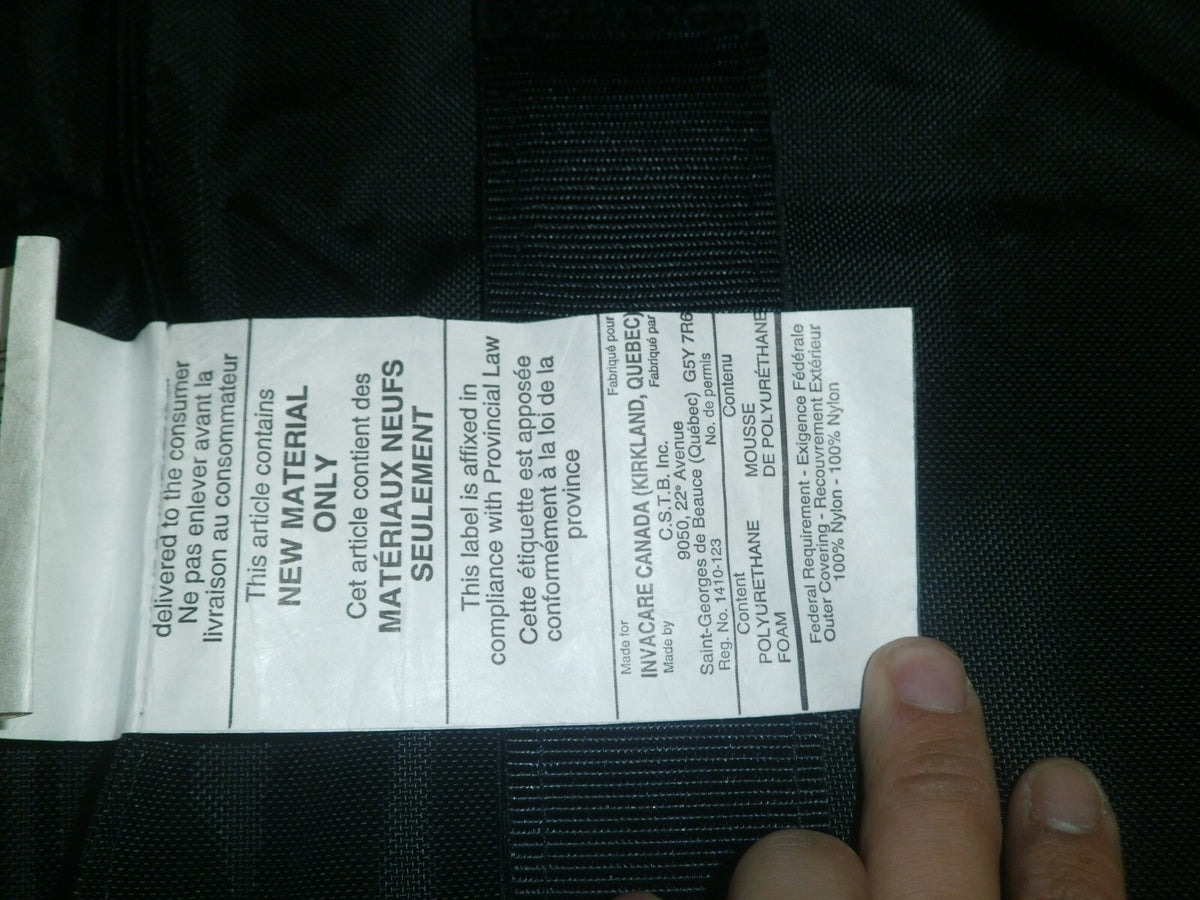 Invacare Cover Assembly Back Upholstery Size 16W x 15-19H Model 1168654