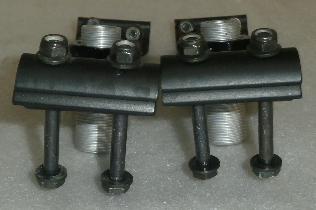 Lot of 2 Quickie QX Wheelchair Rear Wheel ADJ UST H. Plates w/ Bolts Very Good