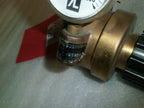 AIR LIQUIDE 002118 NITROGEN PRESSURE REGULATOR w/110-0507 AND PSI GAUGES