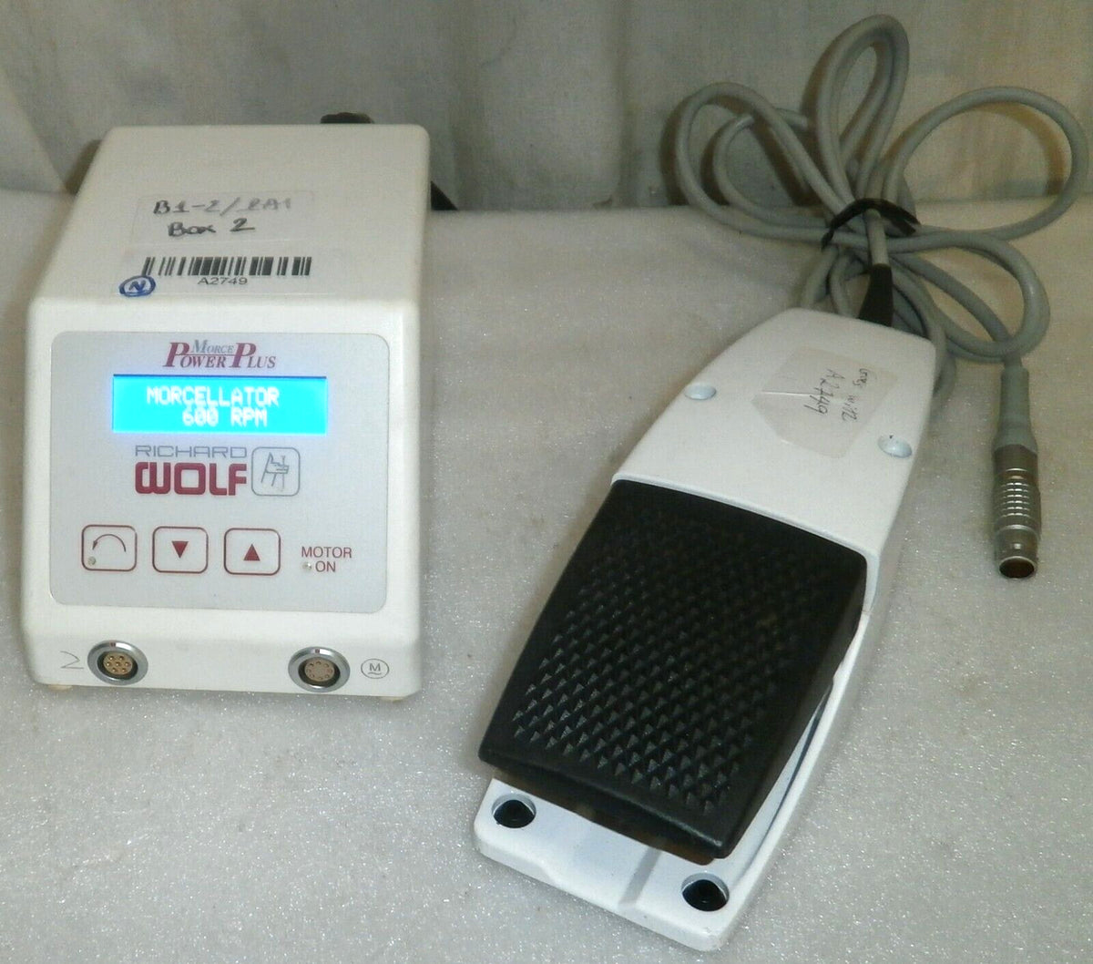 Richard Wolf PowerPlus Morce Ref #2307101 with Foot Pedal Ref #2307102