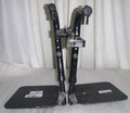 SET OF WHEELCHAIR FOOT REST GOOD CONDITION WITH MOUNT PLATES DIMENSION AS PHOTO