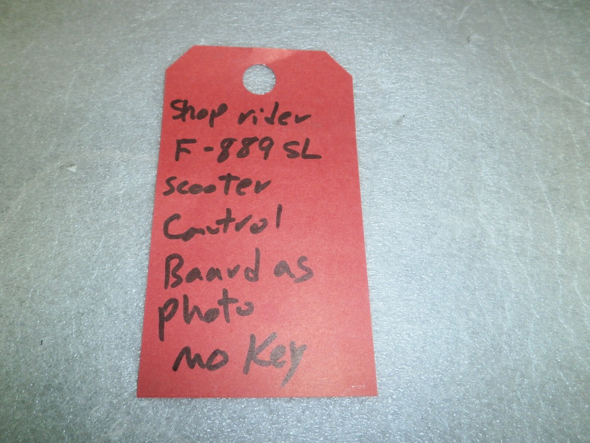 Shoprider TrailBlazer F-889SL Scooter Control Board as Photo No Key