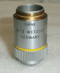 Microscope lens Leitz Wetzlar Germany 519760 / 160/- EF 10/0.25 A0496