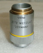 Microscope lens Leitz Wetzlar Germany 519760 / 160/- EF 10/0.25 A0496