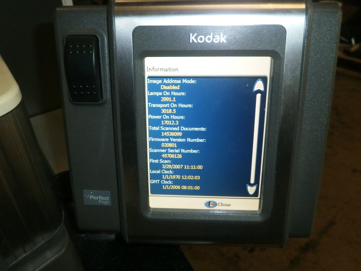 Kodak i1860 Commercial High-Speed Scanner Well Maintained Works Excellent