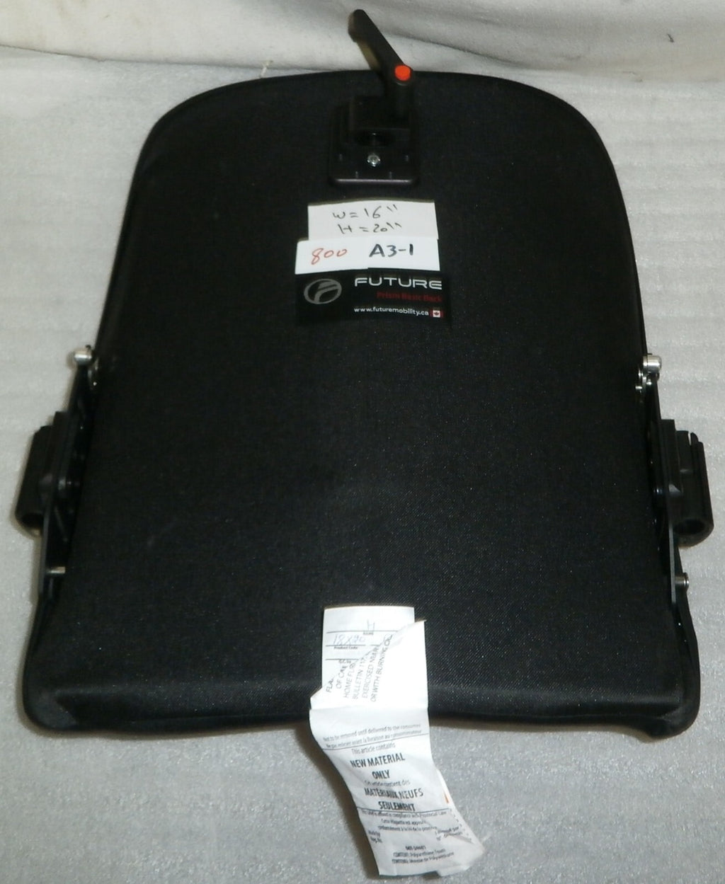 FUTURE MOBILITY WHEELCHAIR BACK VERY GOOD CONDITION 16x20"