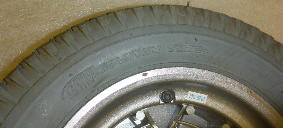 QUANTUM 6000Z WHEELCHAIR WHEELS 3.00-8 USED SOLID GOOD CONDITION
