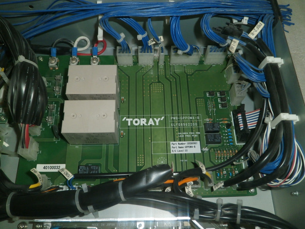 TORAY BOARD CK5808G1 GPP0W4-B E/C LEVEL 01 DC POWER SUPPLY BOX