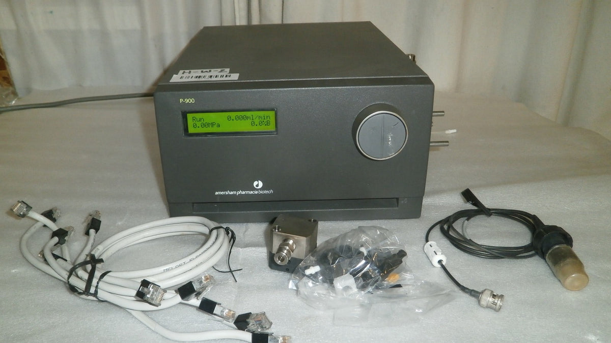 AMERSHAM PHARMACIA BIOTECH P-900 PUMP AND PARTS AS PHOTO used very good conditio