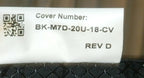 20 x 18" Comfort Acta-Relief Wheelchair Back Cushion only w/ Cover (No mounting)