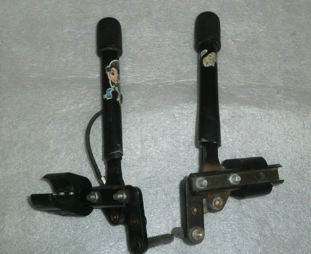 Wheel Locks Wheelchair Long Hand Brake Pull Push Assembly Pair Left Right