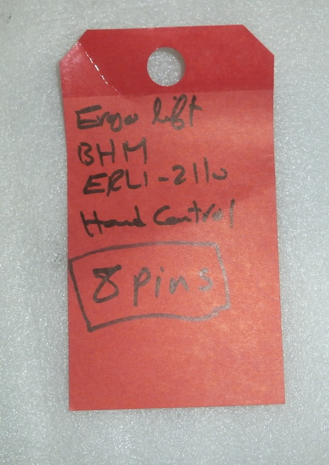ERGO LIFT BHM ERL1-2110 HAND CONTROL, 8 PINS, TESTED
