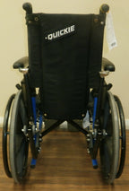 QUICKIE LX FOLDING WHEELCHAIR WITH SEAT WIDTH 13 INCH GOOD CONDITION