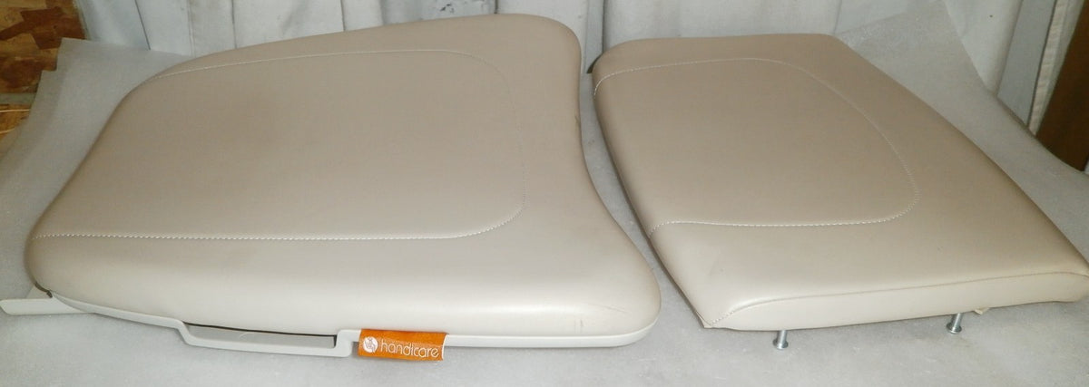 SEAT BACK CUSHION GRAY WHITE FOR HANDICARE 1100 STAIR LIFT GOOD CONDITION 2021