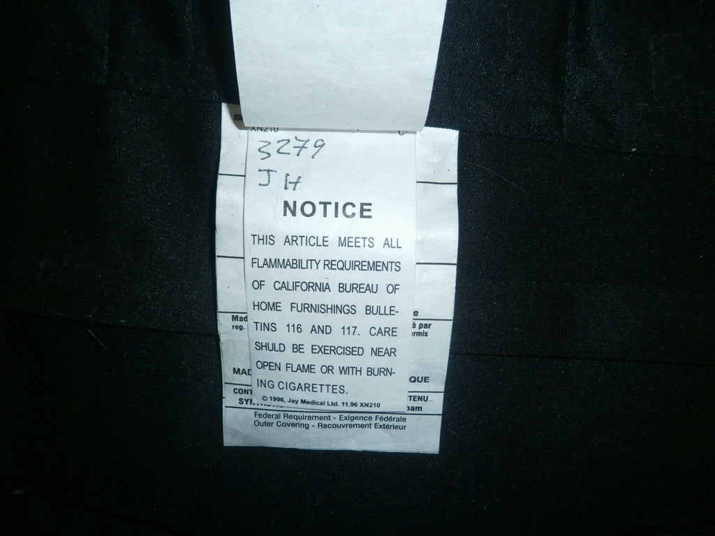 Wheelchair Back Jay Union CA30811 Size 17x21" Back Frame Foldable As Photos