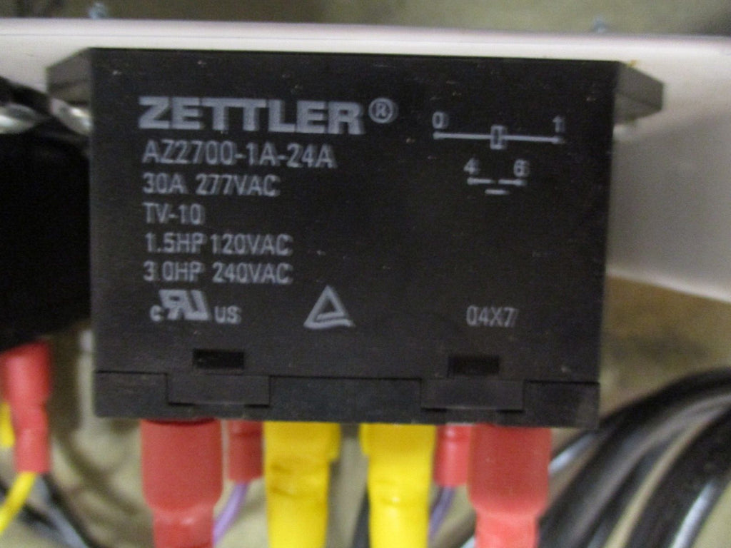 Lot of 8 Zettler Switches AZ2700-1A-24A/ 30A 277VAC/ TV-10