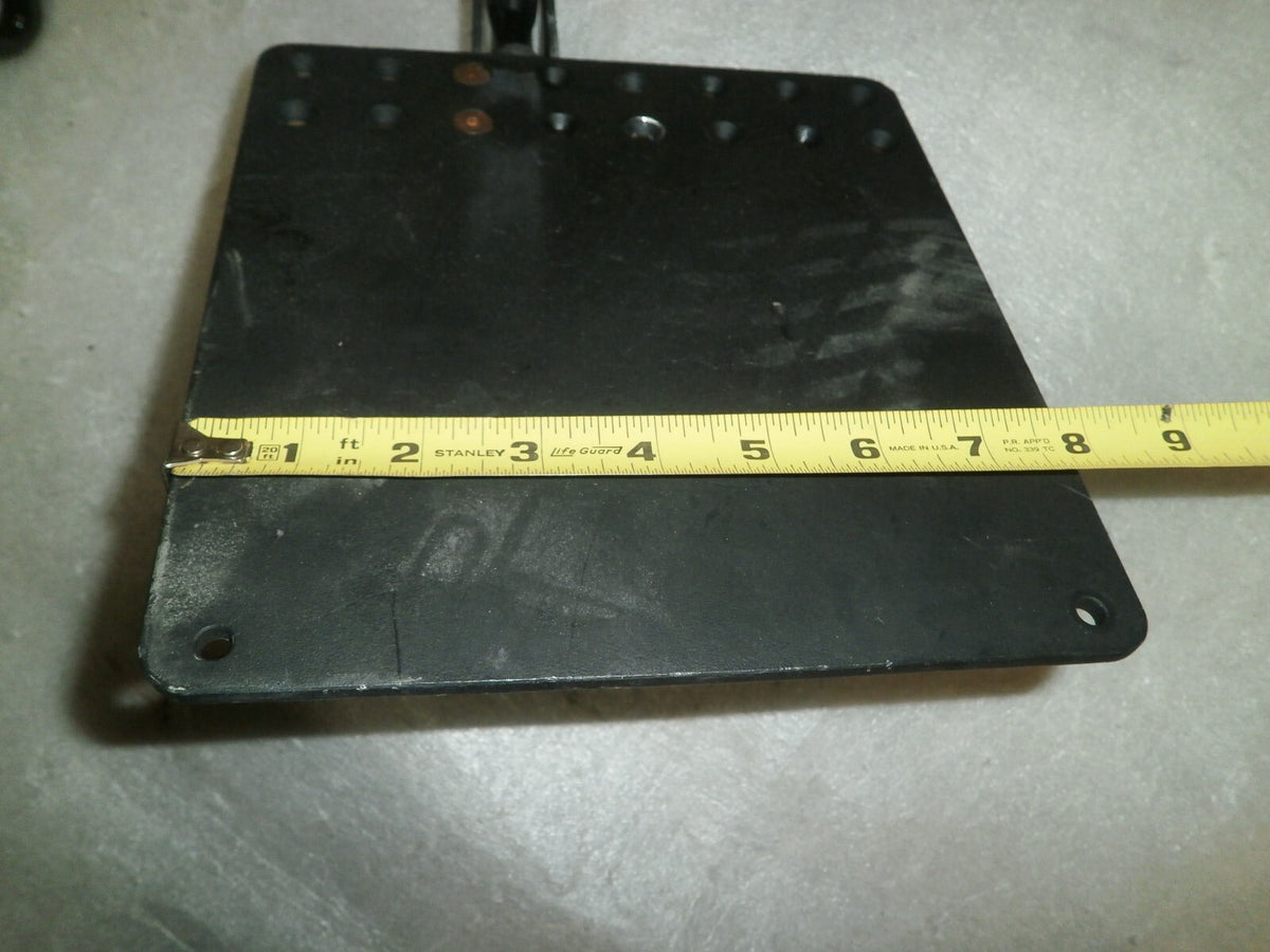 SET OF 2 WHEELCHAIR FOOT RESTS WITH MOUNT PLATES
