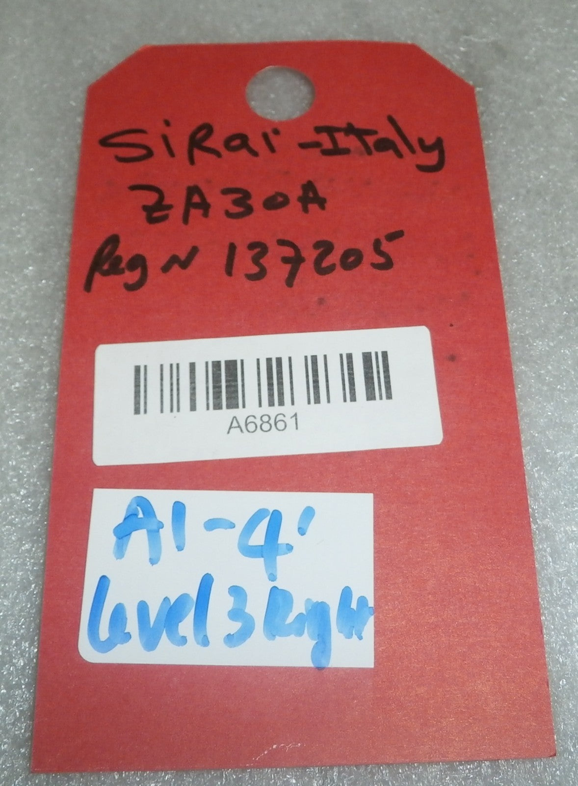 Sirai-ITALY D105V28 G1/8 X 4 ZA30A Solenoid Valve Coil REG 137205