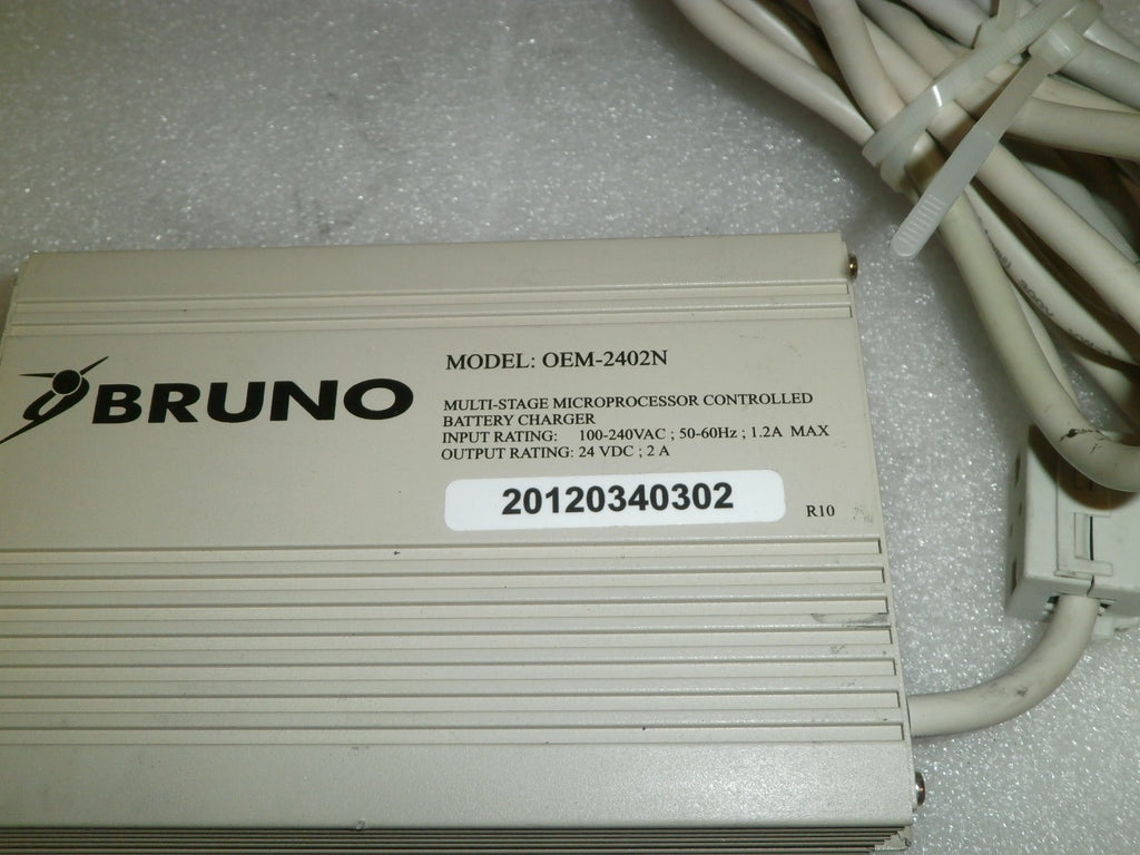 BRUNO STAIRLIFT CRE-2110 CHARGER OEM 2402 PERFECT CONDITION