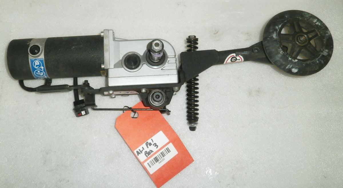 jet 3 ultra POWER CHAIR MOTOR M1H31100193 WITH front anti-tip wheel assembly