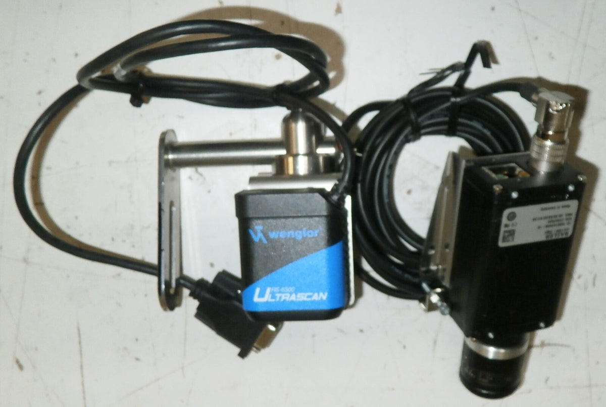WENGLOR ULTRASCAN FIS-6300 AND 1PC BASLER INDUSTRIAL GIGE COLOR CAMERA SC