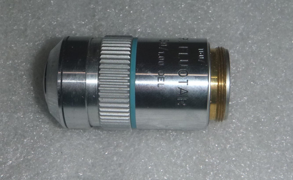 Leitz Wetzlar Germany 519693/ 160/- NPL Fluotar 50/1.00 OEL - Microscope lens