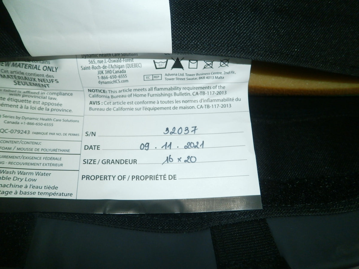 NXT WHEELCHAIR BACK CUSHION USED VERY GOOD CONDITION DIMENSION AS PHOTO