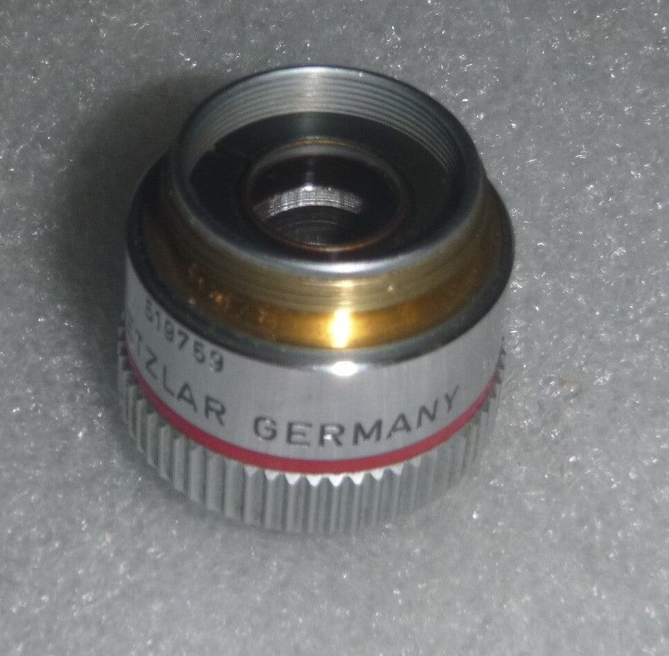 Microscope lens Leitz Wetzlar Germany 519759 / 160/- EF 4/0.12