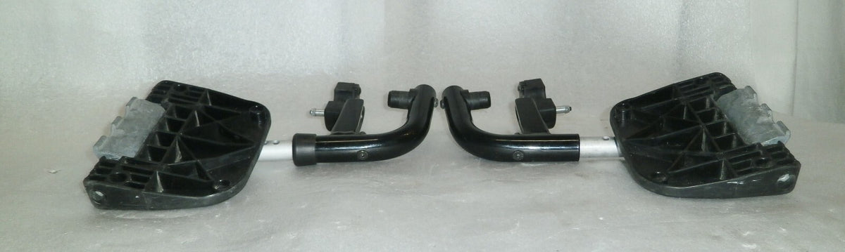SET OF 2 WHEELCHAIR FOOT REST FRAMES DIMENSION AS PHOTO