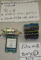8 OF THERMAL DEVICE CIRCUIT BREAKER TCP-6A,ONE PTK 25-D24-S5T AND ONE OMRON P7S