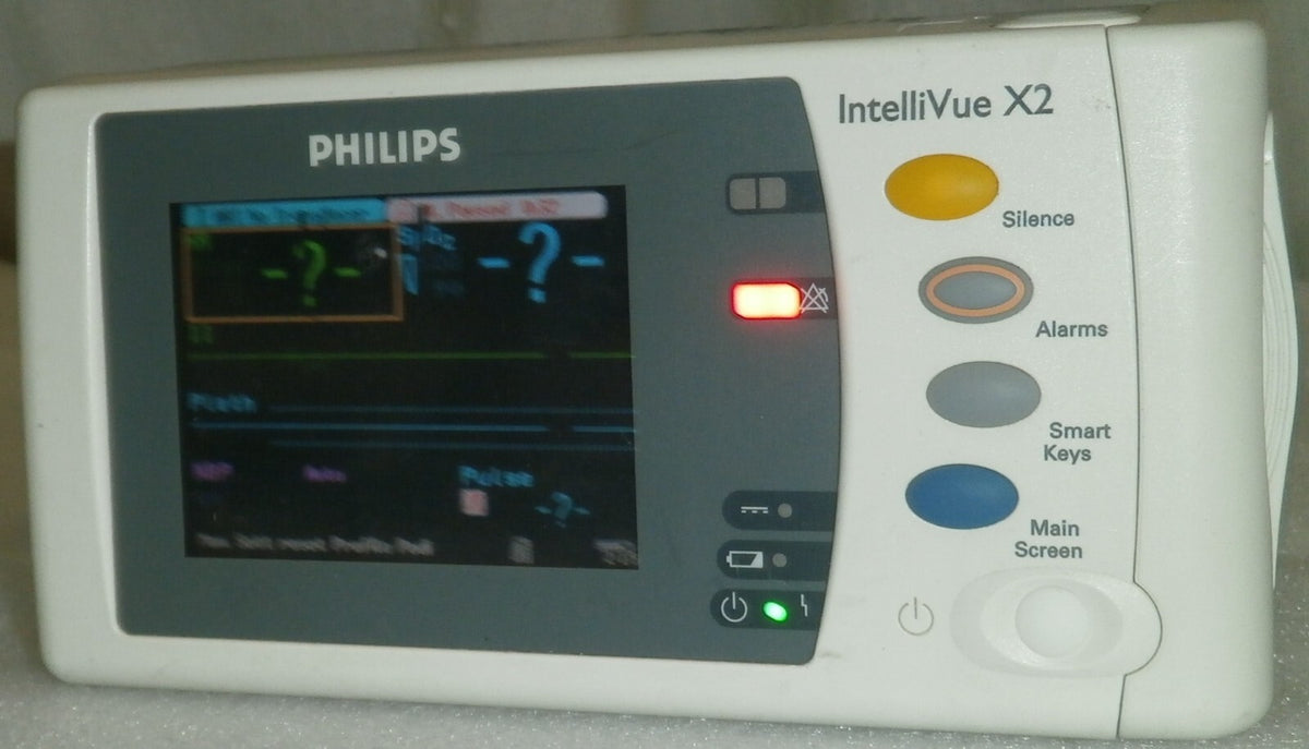 Philips IntelliVue Intelli Vue X2 Vital Sign Patient Monitor M3002A Rev K