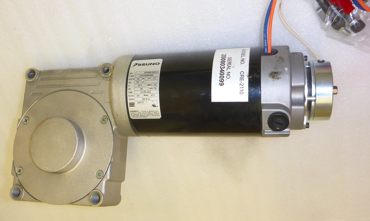 BRUNO STAIRLIFT CRE-2110 MOTOR WITH BOLTS VERY GOOD CONDITION