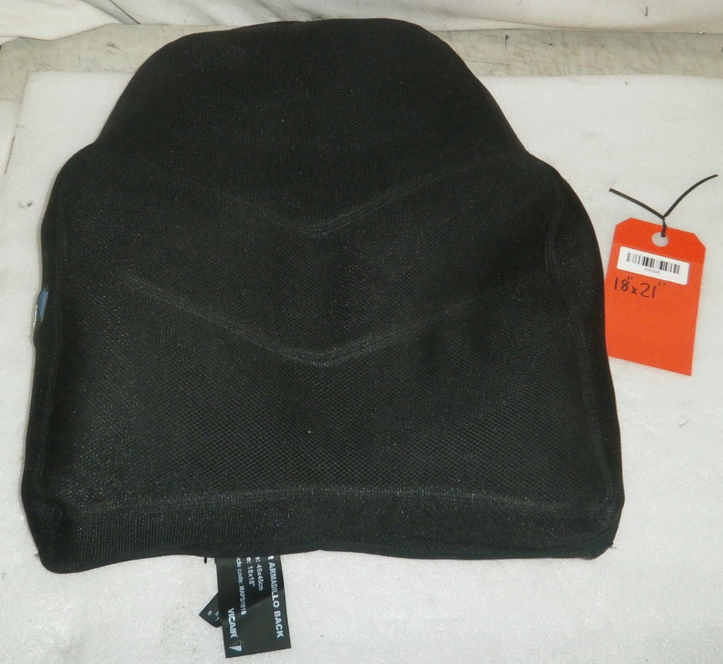 VICAIR GTIN-13 Wheelchair Back cushion Size 18" x 21" Good Condition With Cover