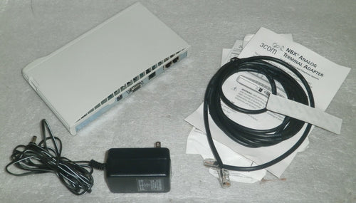 3Com 3C10400 NBX Analog Terminal Adapter 655-0107-01 POE Network Powered