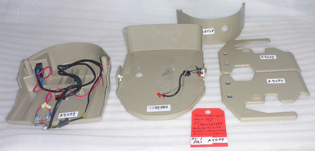 2017 BRUNO STRAIGHT STAIR LIFT 17100330397 BODY PARTS -CABLES. SENSORS AS PHOTO