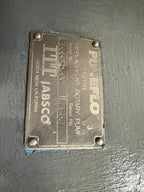 ITT Jabsco Pureflo Positive Displacement Lobe Rotary Pump 25550-51300