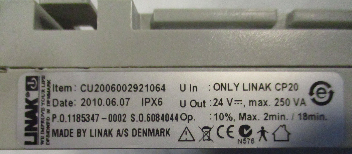 LINAK ACTUATOR CONTROL BOX FROM GETINGE CU2006002921064