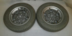 QUANTUM Q6 EDGE WHEELCHAIR WHEELS POWERTRAX 3.00-8 SOLID USED GOOD CONDITION