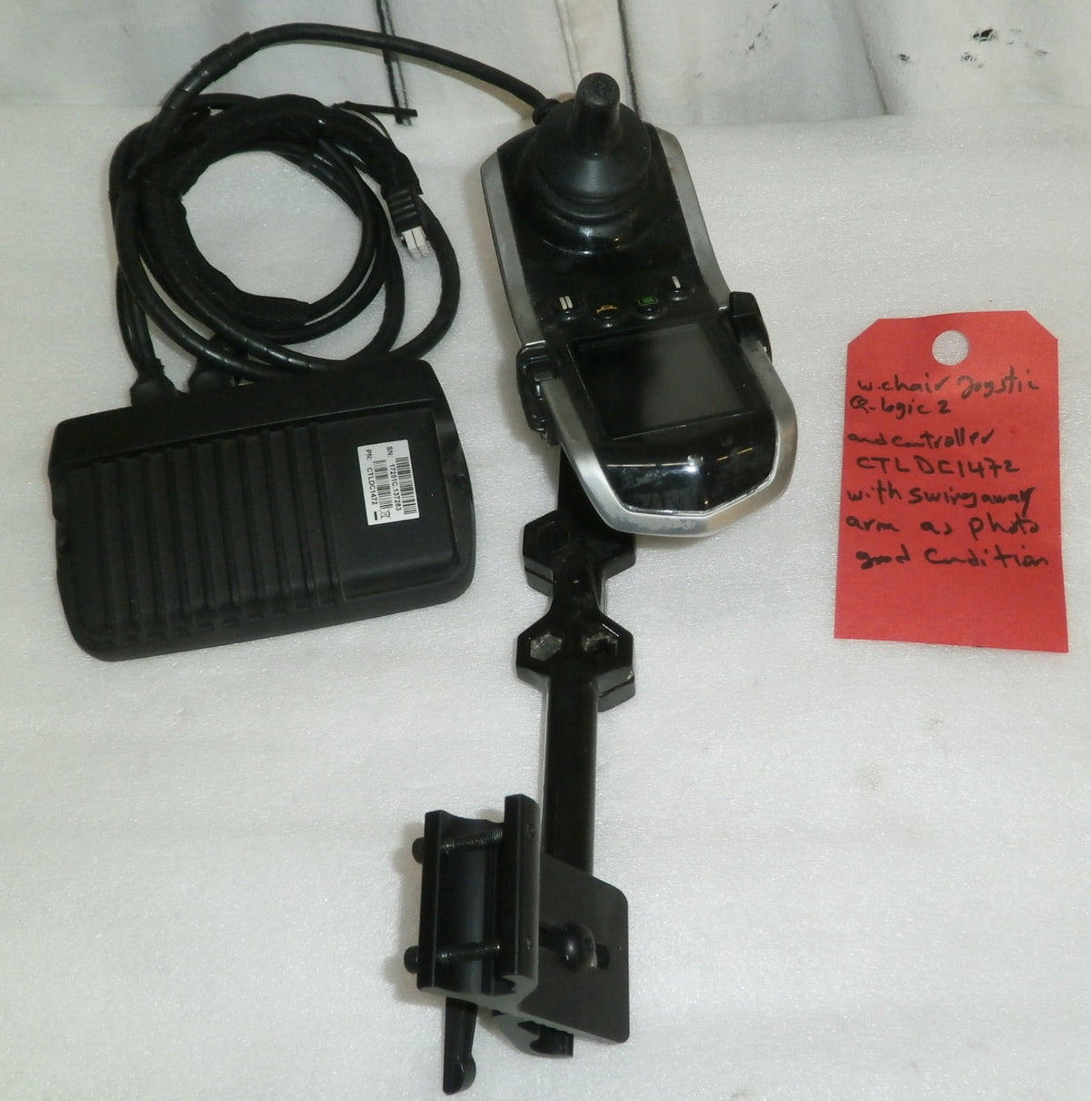 WHEELCHAIR JOYSTICK Q-LOGIC 2 WITH SWING AWAY and CTLDC1472