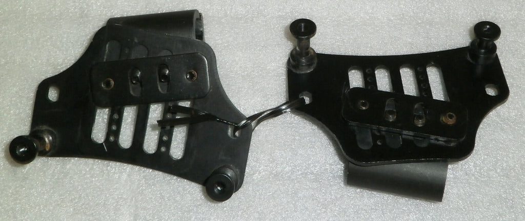 SET OF 2 WHEELCHAIR BACK SUPPORT BRACKET GOOD AS PICTURE