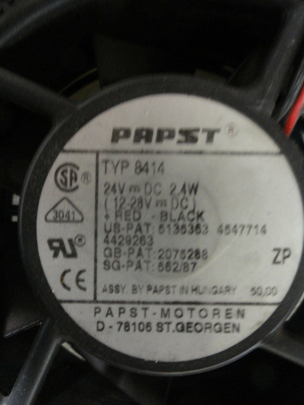 BOARD N920208A 94V-0 AND MSI COIL 90.5 AND 3 FAN PAPST TYPE 8414 24VDC