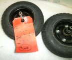TWO QUICKIE 1450 POWER WHEELCHAIR WHEELS PRIMO DUROTRAP 2.80/2.50-4