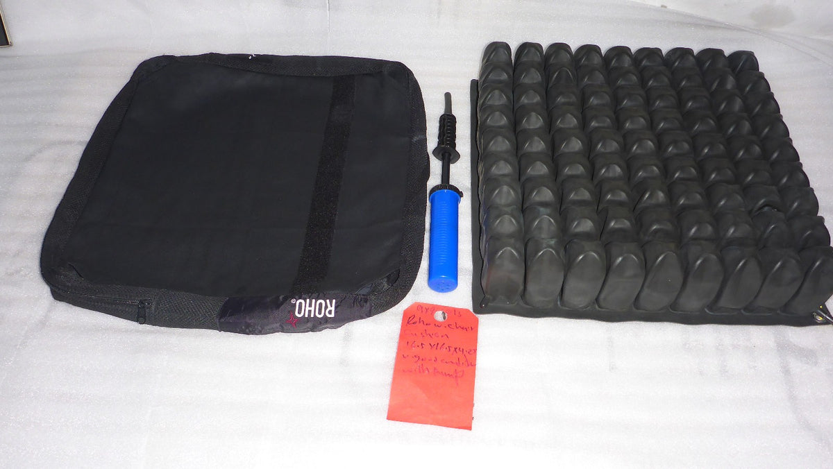 PERMOBIL ROHO WHEELCHAIR CUSHION 16.5X16.5V4.25 INCH WITH PUMP AND COVER 1R99C