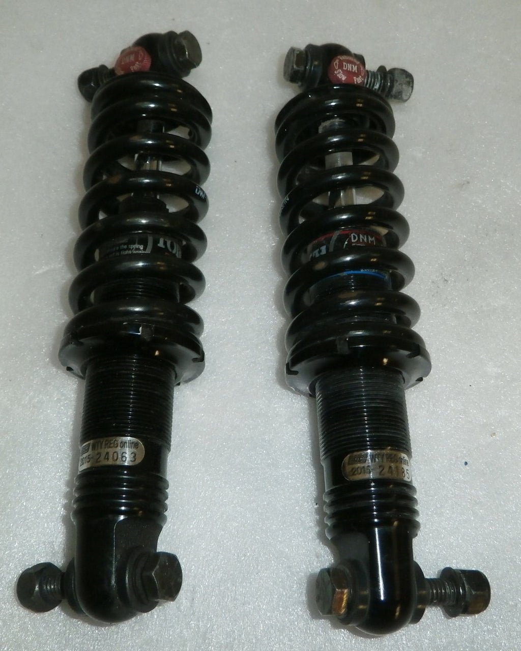 QUICKIE S- 646SE WHEELCHAIR SHOCKS AND BOLTS AS PHOTO