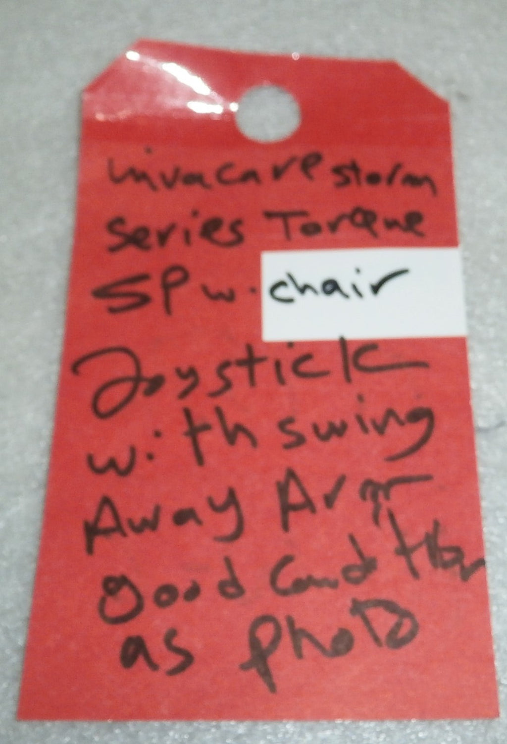 INVACARE STORM -TDX WHEELCHAIR JOYSTICK MK6-MPJC-1164361 WITH SWING AWAY ARM V.