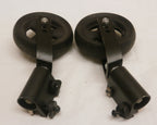 CATALYST WHEELCHAIR FORKS WITH CASTERS 5 INCH VERY GOOD CONDITION WITH BOLTS
