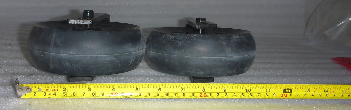 Lot of 2 QUICKIE 6 INCH CASTERS WITH FORKS USED GOOD CONDITION AS PHOTO